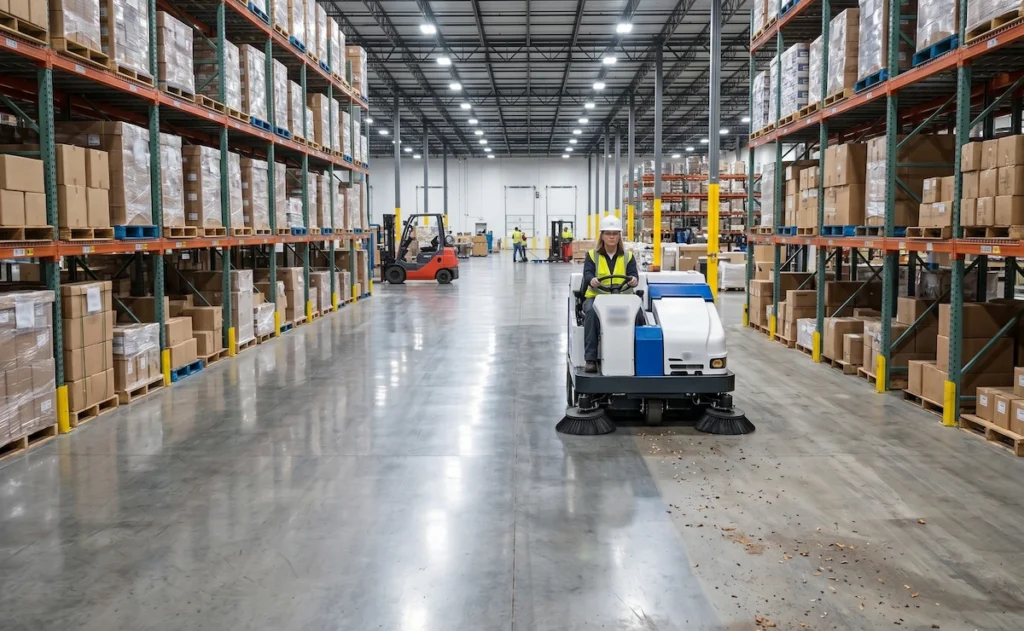 What Warehouse Sweeping Actually Does for Your Facility
