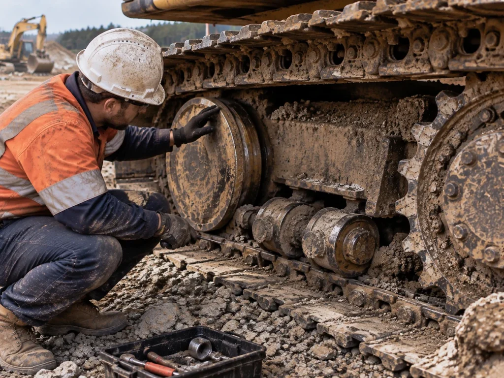 Causes of Uneven Excavator Track Wear