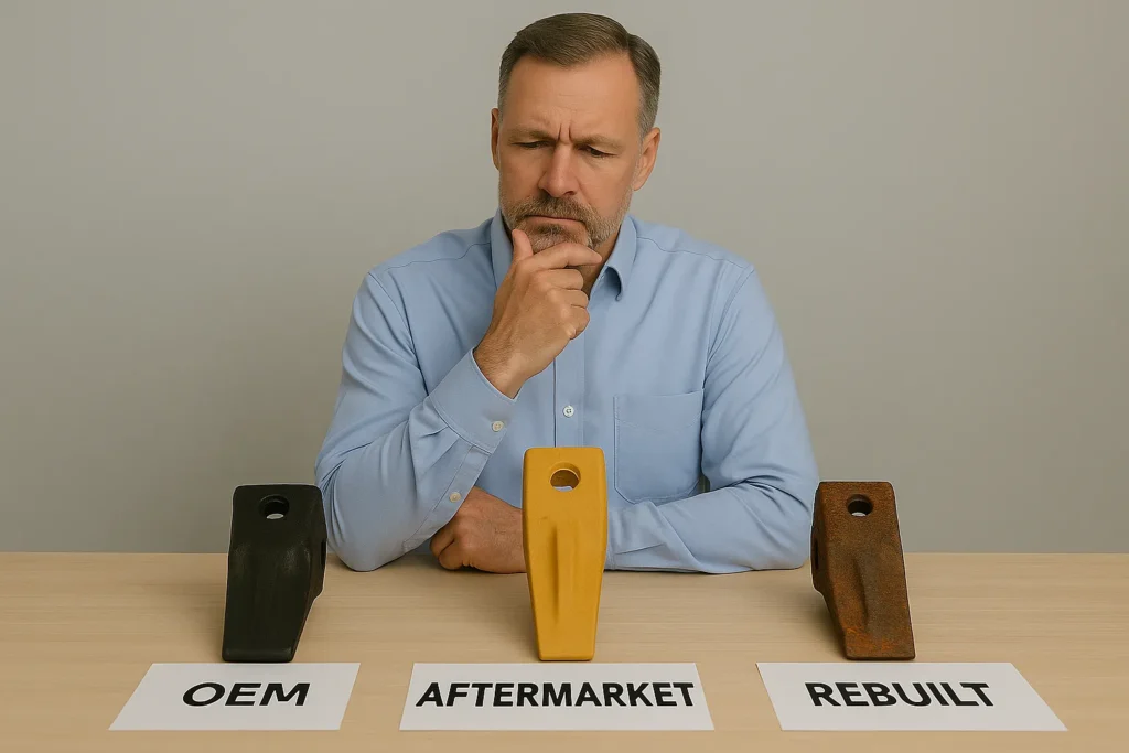 How to choose between OEM, aftermarket, and rebuilt parts