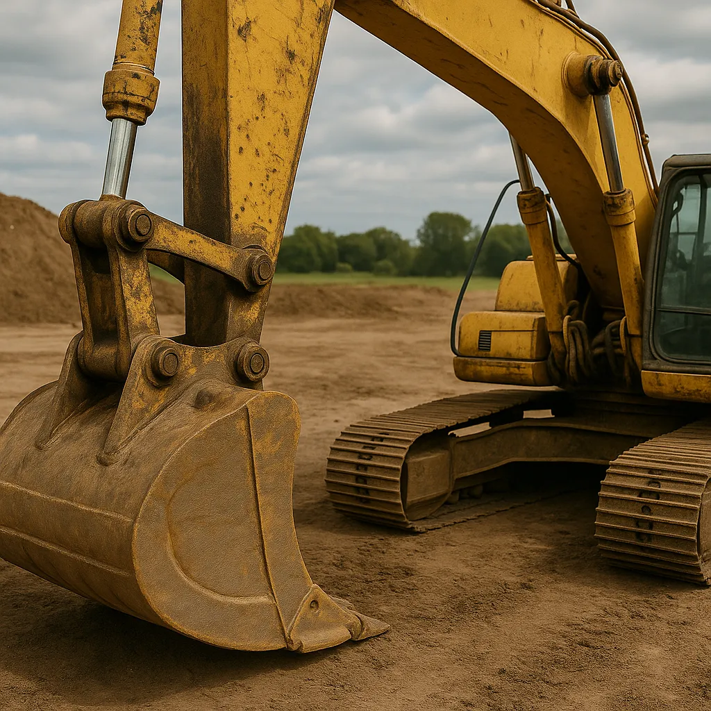What excavator parts break first