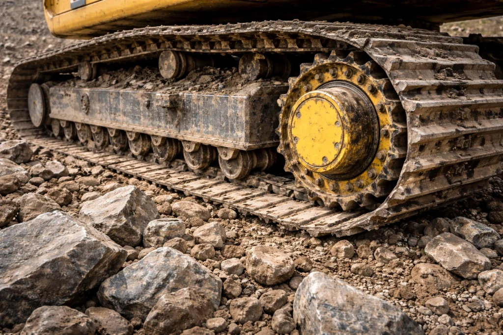 How Terrain and Load Affect Undercarriage Wear