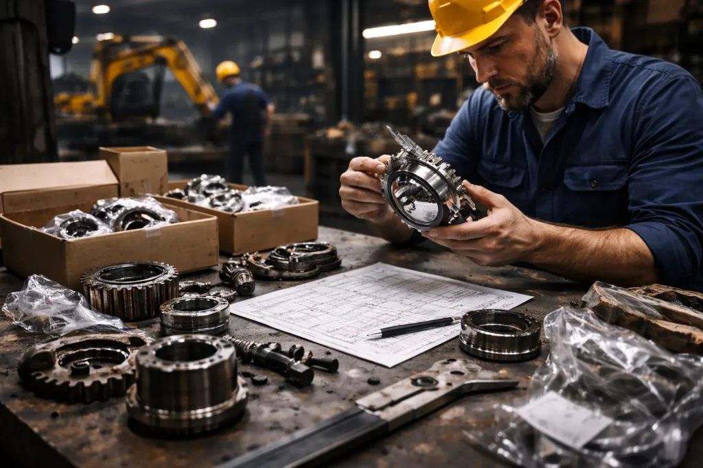 Performing quality check on parts before buying