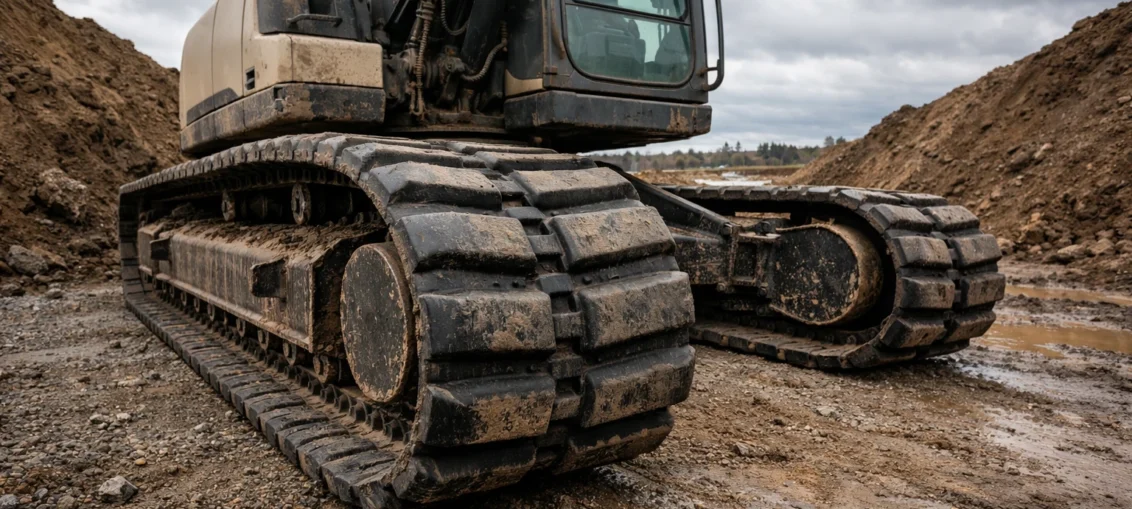 rubber tracks for excavator