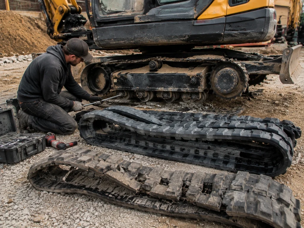 Reading the Wear: Signs Your Excavator Tracks Are Telling You Something