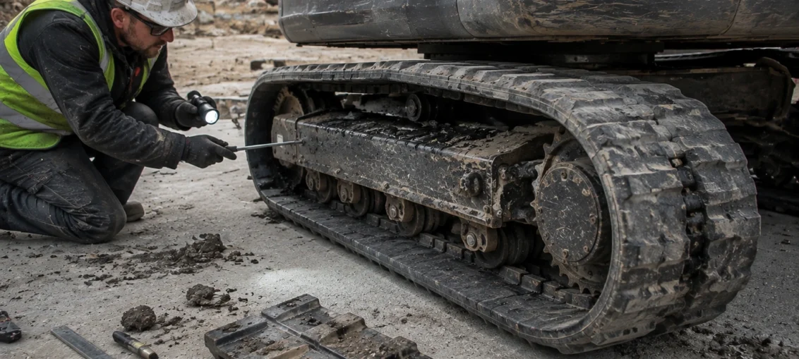 Rubber Tracks on Concrete, Mud or Rock: How Ground Conditions Change Wear